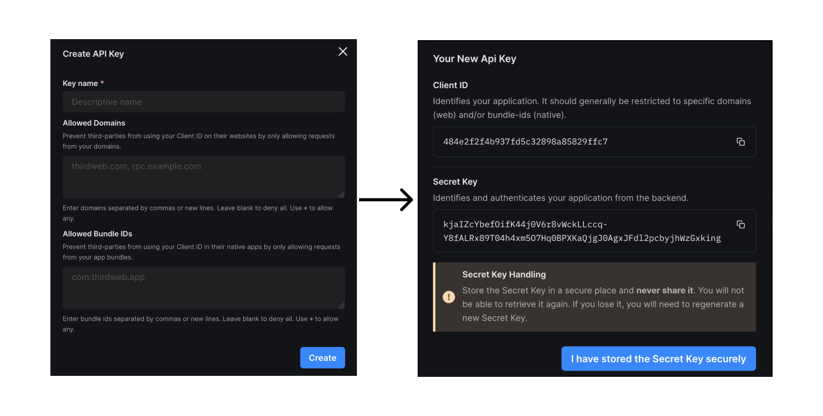 Create an API Key